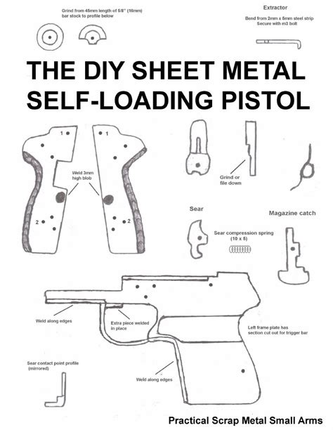 sheet metal gun pdf|handmade weapons from scrap metal.